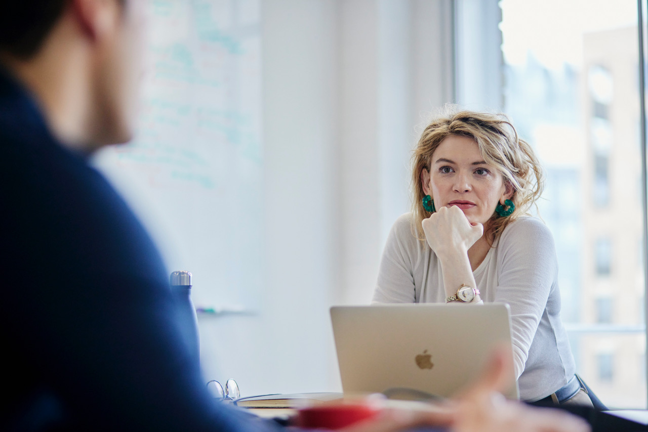 Portrait of Eliza Eddison, VP of operations at FabricNano