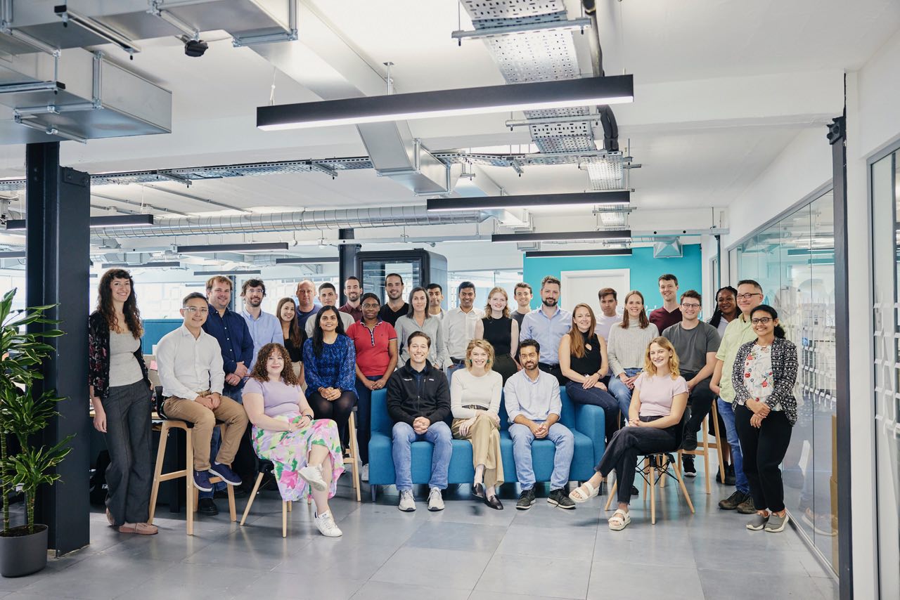 The whole team of FabricNano posing for a group shot