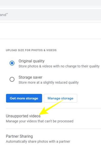 Free up space in Google Photos app