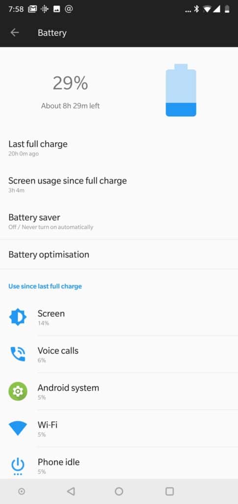 OnePlus 6 Battery Life