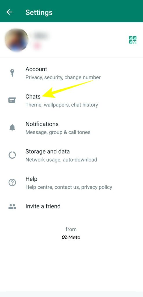 Steps to enable dark mode in WhatsApp