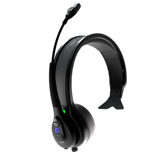 Blue Tiger solar-powered headset